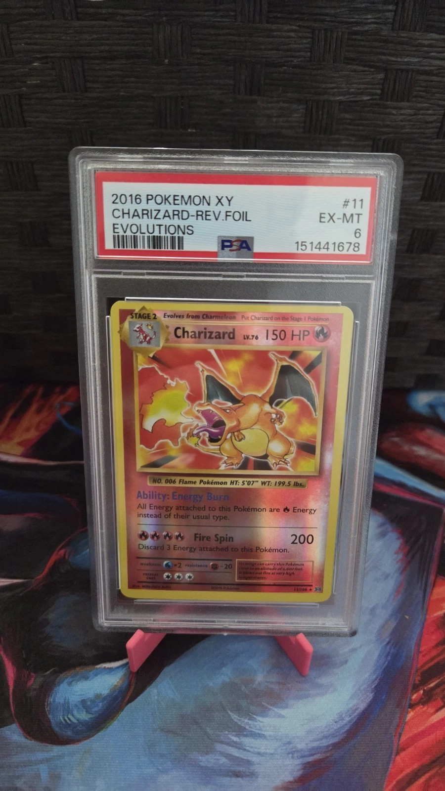 Charizard 11/108 Evolutions Reverse Holo