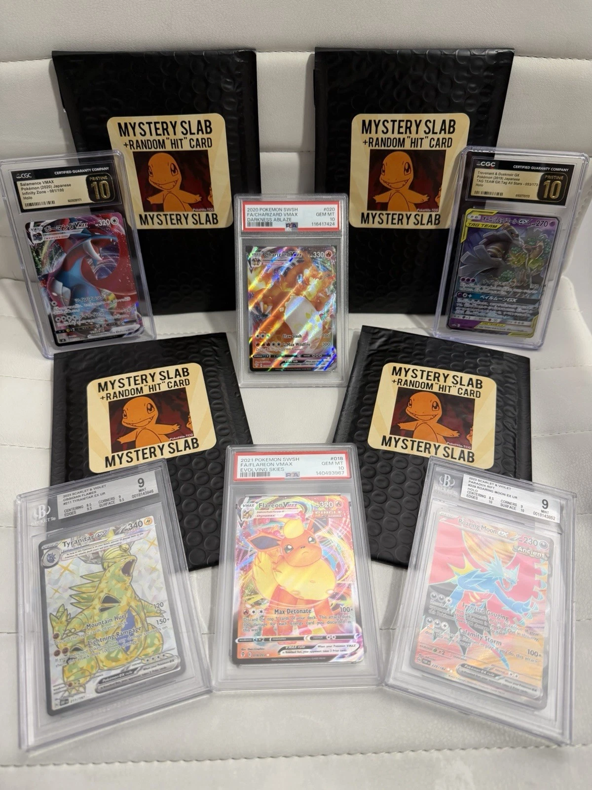 Pokemon GRADED SLAB Pack ✅ PSA CGC BECKETT GRADED SLAB + HIT Card 🔥